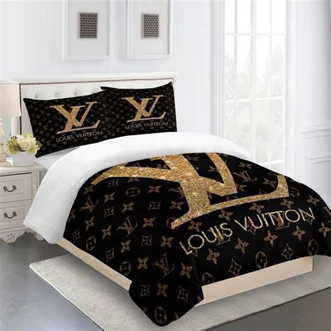 lv sheets set|authentic Louis Vuitton bedding set.